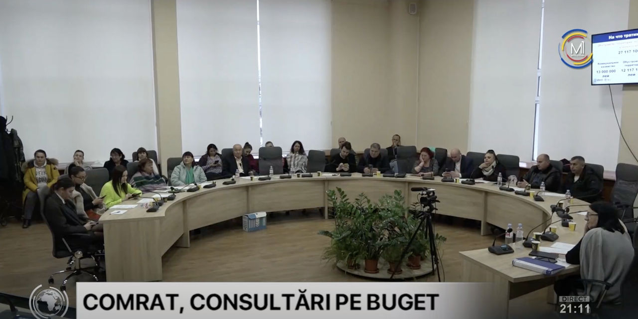 В Комрате прошли общественные консультации по проекту местного бюджета на 2024 год.