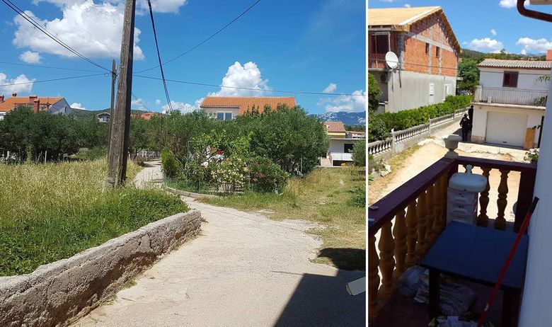 Жене врача удалось спастись, выпрыгнув через окно со второго этажа.