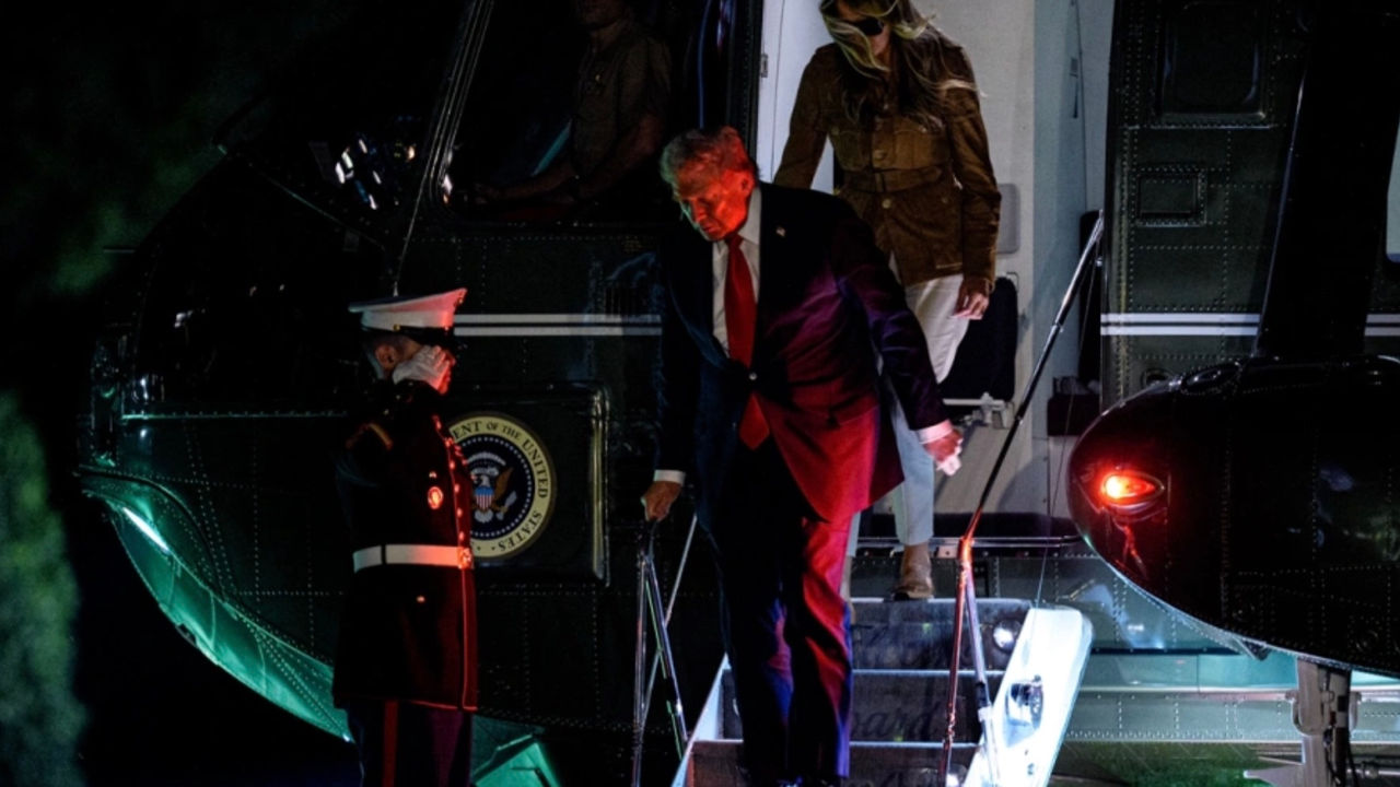 Trump, nevoit să efectueze o aterizare de urgență cu un elicopter defect.