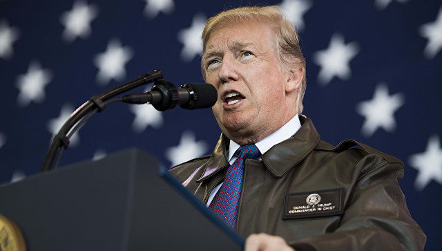 Американский президент Дональд Трамп.