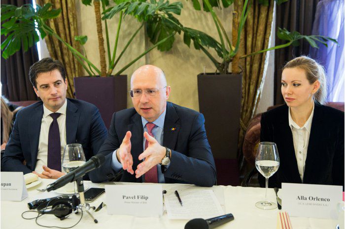 Premierul Pavel Filip a avut o întrevedere cu membrii Asociației Investitorilor Străini din R. Moldova. 