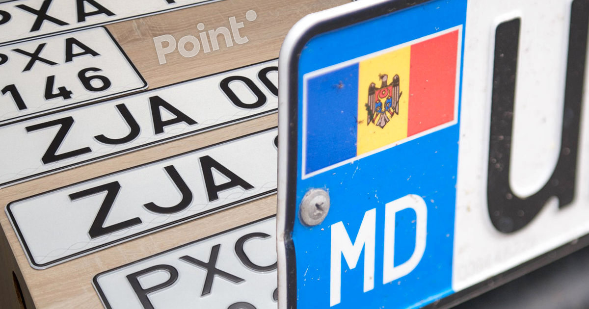 Șoferii din stânga Nistrului trec tot mai des la numere de înmatriculare naționale.