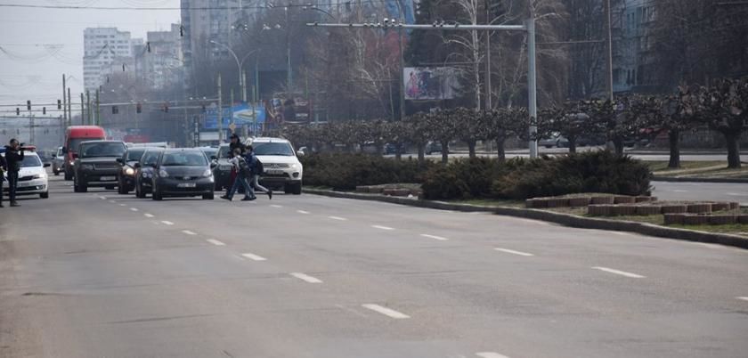 Pe bulevardul Dacia din sectorul Botanica au loc cele mai multe accidente rutiere cu implicarea pietonilor. Foto: inp.gov.md
