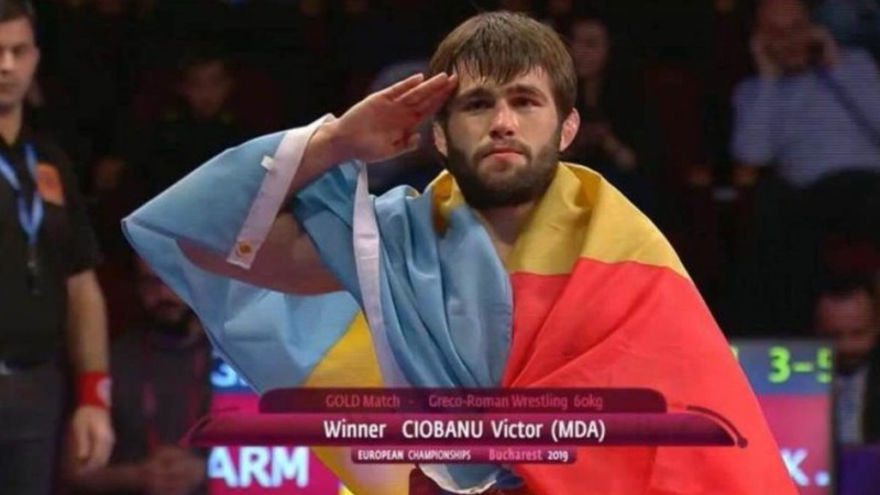 Молдавский борец Виктор Чобану стал чемпионом Европы.
