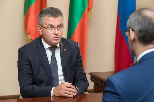 Вадим Красносельский провел совещание с министром иностранных дел Приднестровья. 