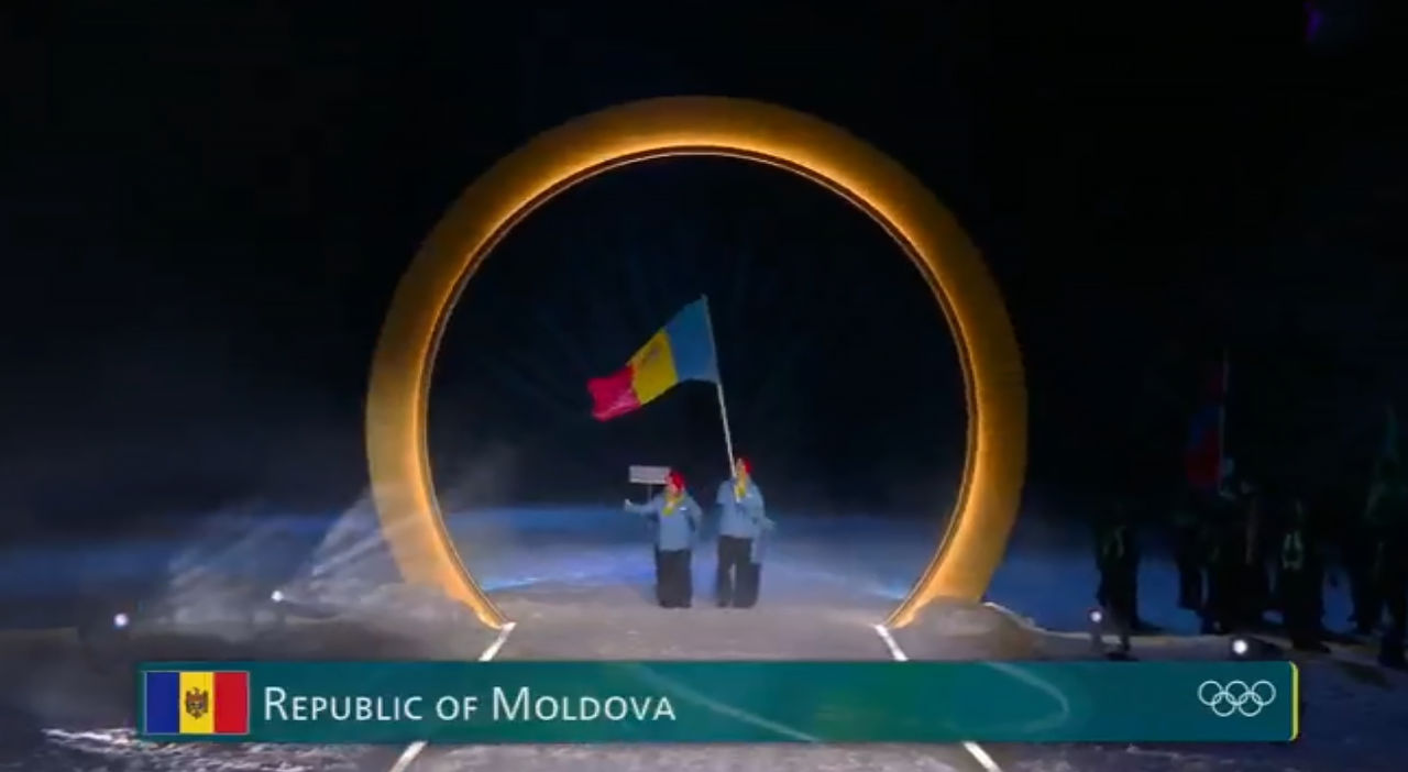 Молдавские олимпийцы вышли на церемонию открытия Олимпиады-2026.