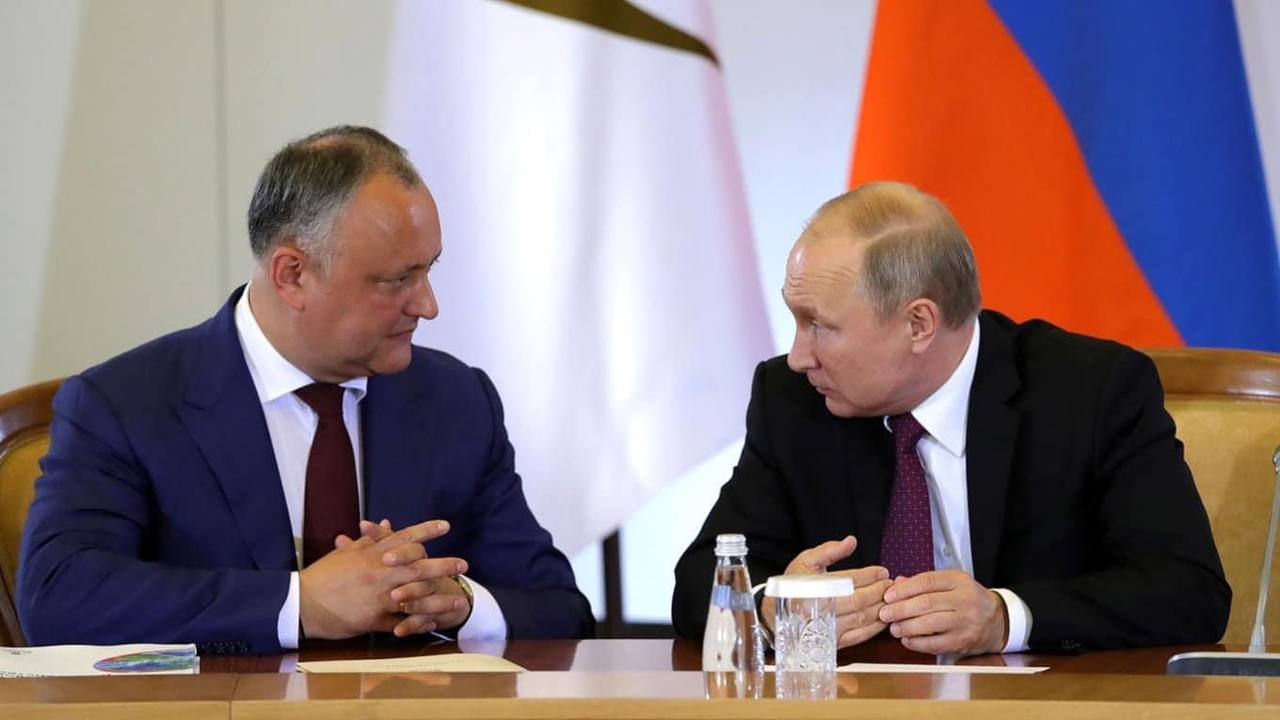 Додон — Путину: Большинство граждан испытывает глубокое уважение к вам.