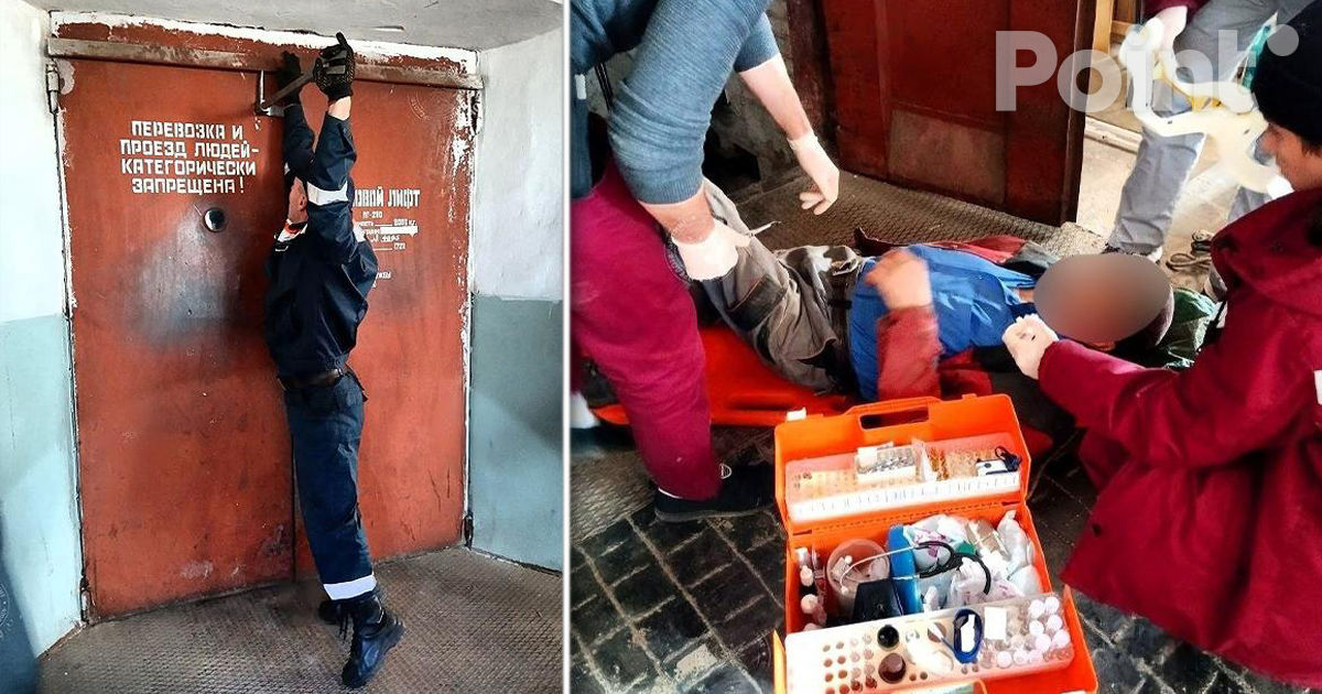 Un bărbat a căzut în puțul unui lift de la al treilea etaj la Bender.