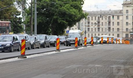 На этой неделе на пр-те Негруцци будут обустроены места для парковки.