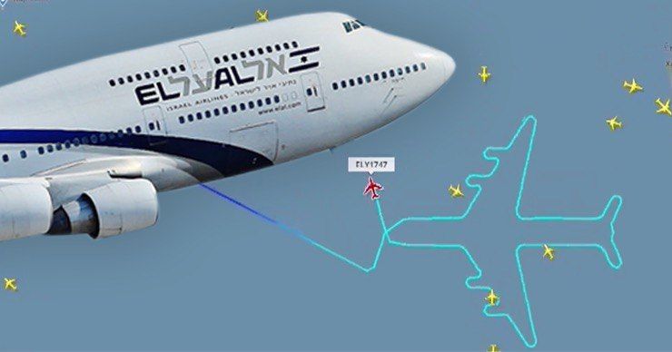 Boeing совершал рейс из Рима в Тель-Авив. Фото: Point.md.