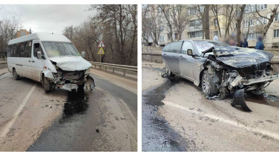 В ДТП в Сороках пострадал один человек. Коллаж: realitatea.md