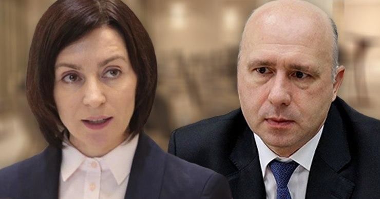 Санду о встрече с Филипом: Мы наводим мосты ко воторому туру выборов. Коллаж: Point.md