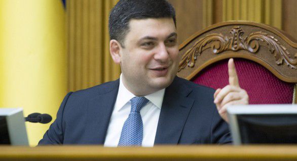 Groisman, care face parte din „Blocul Petro Poroșenko”.