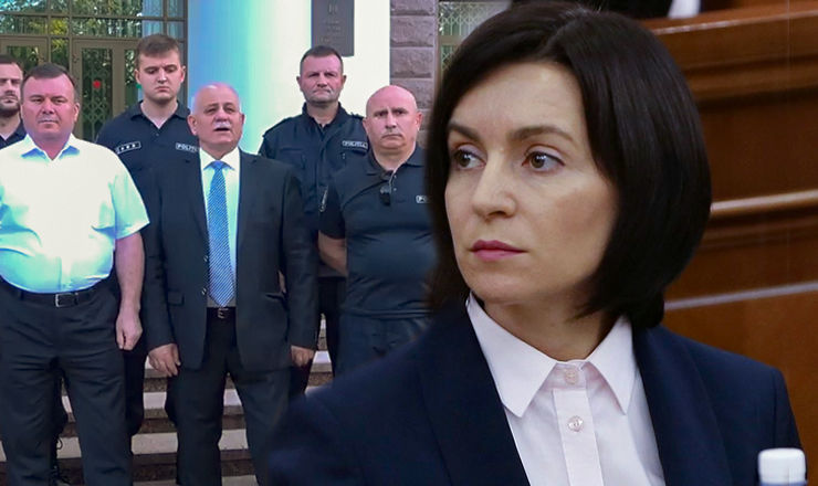 Санду поблагодарила поддержавших правительство полицейских.