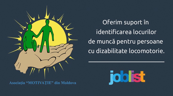 Asociaţia „MOTIVAŢIE” din Moldova îndeamnă persoanele cu dizabil
