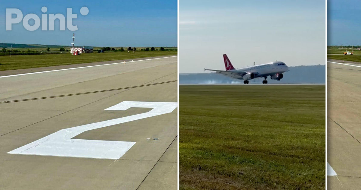 Pista principală a Aeroportului Chișinău s-a redeschis.