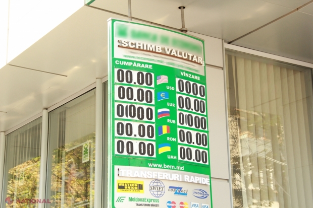 Cursul oficial al Băncii Naționale a Moldovei (BNM) pentru euro este de 19,18 lei, marcând o ieftinire de șapte bani.