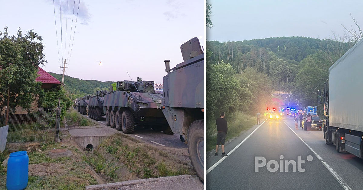 Trei vehicule blindate Piranha 5 s-au ciocnit în România: 11 militari au fost răniți.