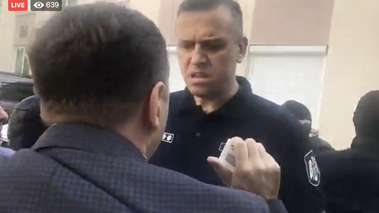 Момент стычки между Нэстасе и Пынзарем попал на видео.