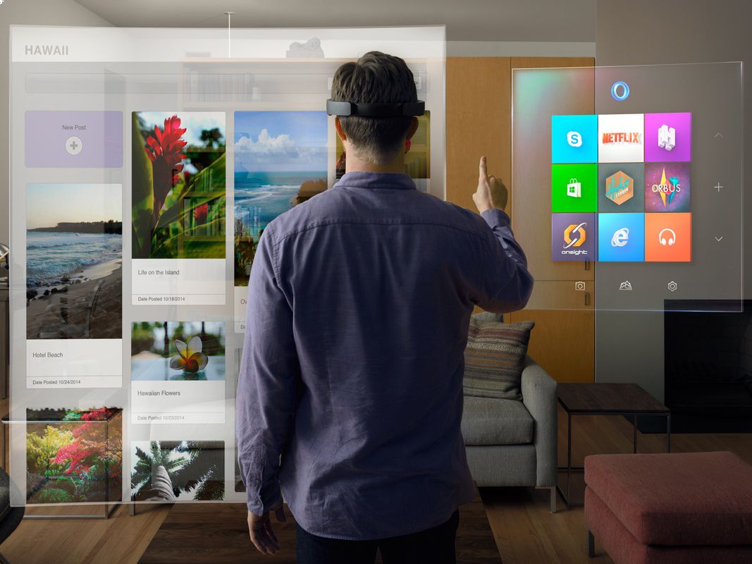 Microsoft займется дополненной реальностью.