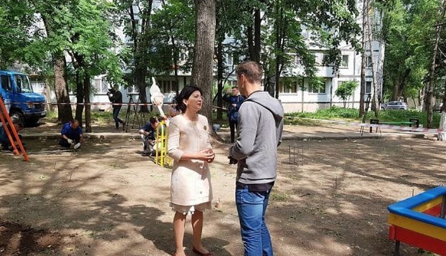 В Кишиневе доделали детскую площадку, которую строили пять лет.