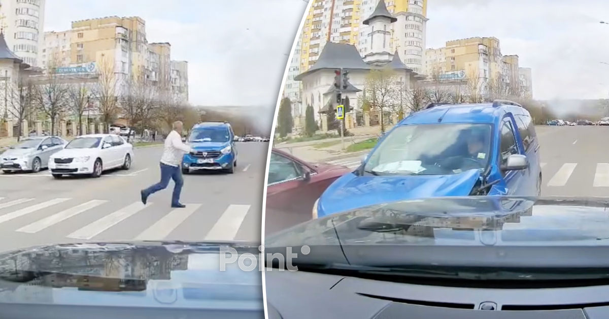 Șoferul care a provocat un accident pe strada Ion Dumeniuc i s-a făcut rău la volan.