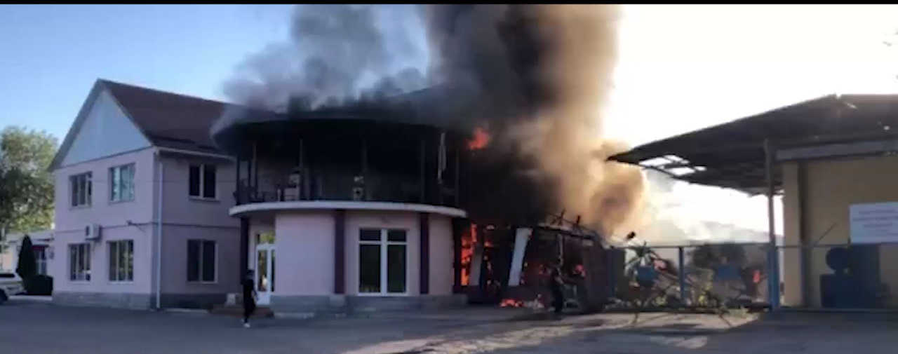 В ресторане в Тирасполе произошел пожар.