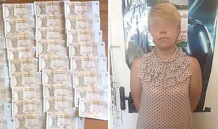 Atenţie la buzunare ! Poliţia Capitalei a reţinut-o în flagrant delict. Foto: politiacapitalei.md