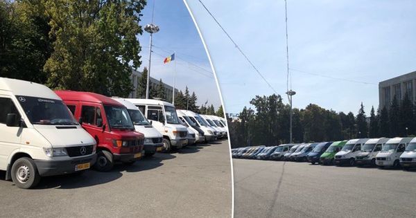 В Кишиневе проходит акция протеста, организованная транспортными компаниями.