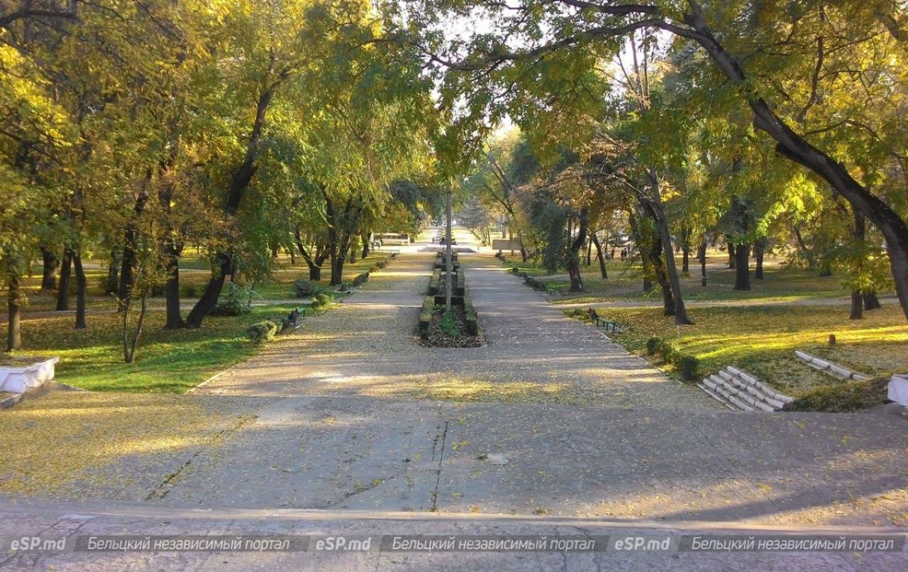 Центральный парк в Бельцах реконструируют.