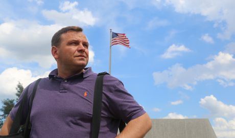Лидер протестного движения Андрей Нэстасе находится в Вашингтоне. Фото: jurnal.md