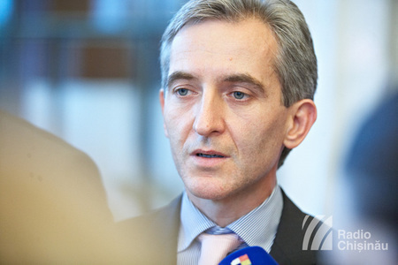 Leancă a vorbit și despre relaţiile dintre R.Moldova şi UE, precizînd că "agenda ambiţioasă de reforme a guvernului este orientată spre integrarea europeană".