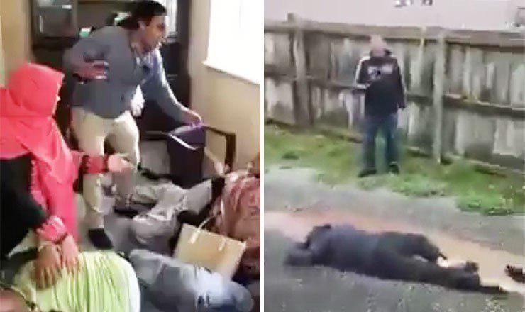 Появилось видео из расстрелянной мечети в Новой Зеландии.