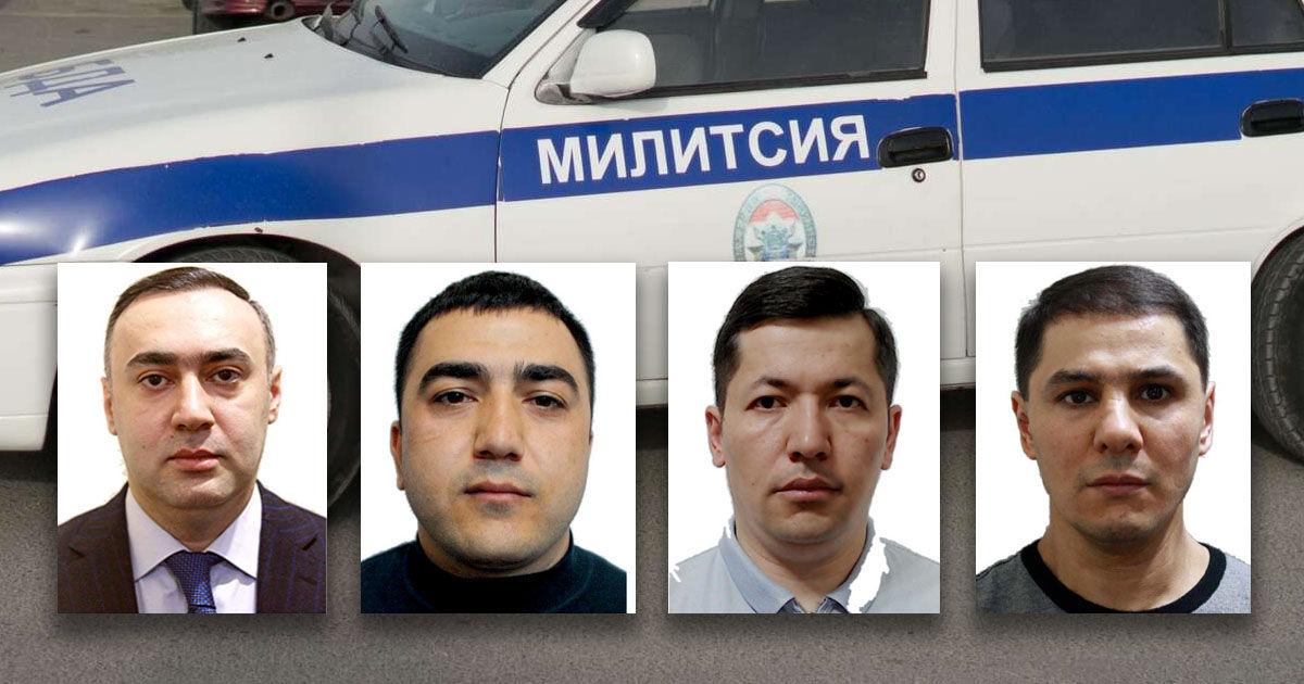 Преступники убили банкира и бросили в реку. Спустя пять дней Ашуров (крайний справа) оказался в аэропорту Кишинева.