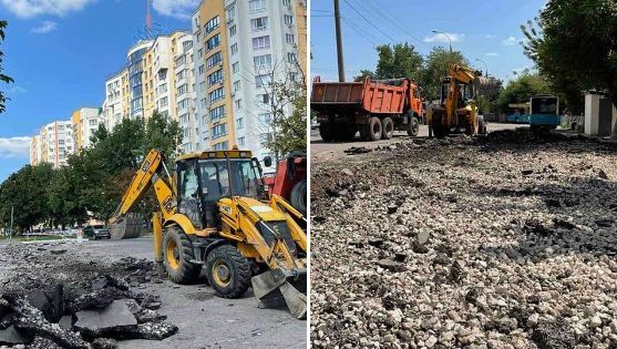 Началось обустройство остановки общественного транспорта на Гренобля.