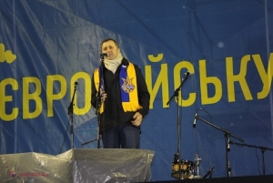 Preşedintele PLDM, Vlad Filat, a participat astăzi la mitingul de protest de pe Euromaidanul de la Kiev.