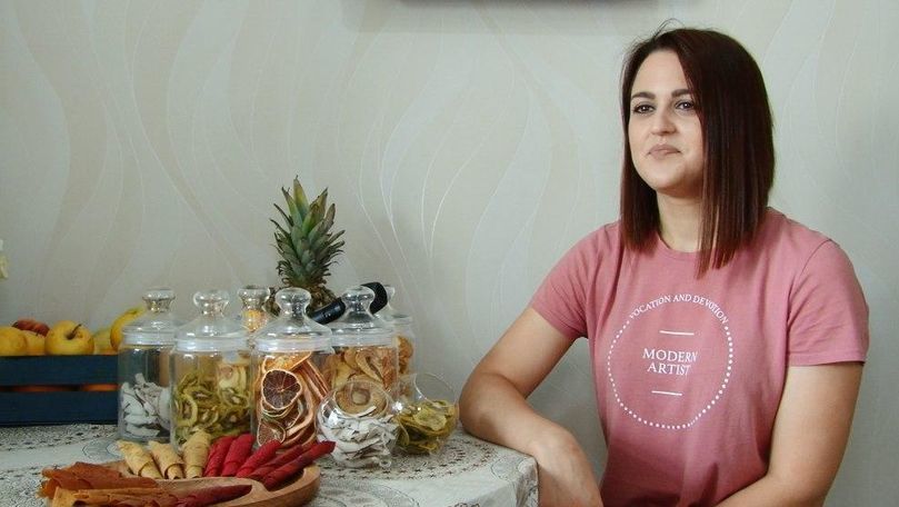 Жительница Бельц производит полезные сухофрукты.