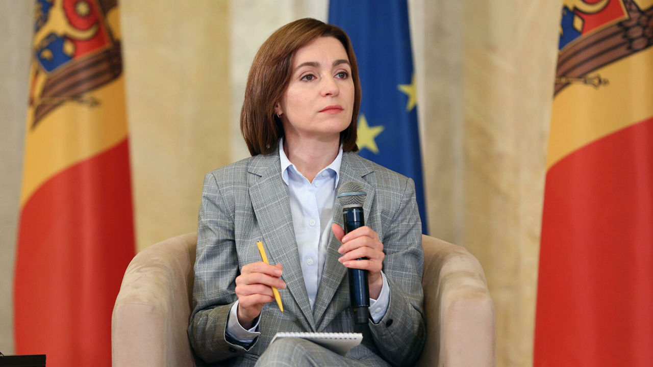 Президент Республики Молдова Майя Санду. 