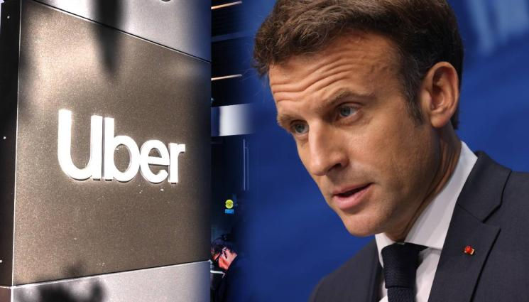 Макрона заподозрили в лоббировании Uber во Франции.