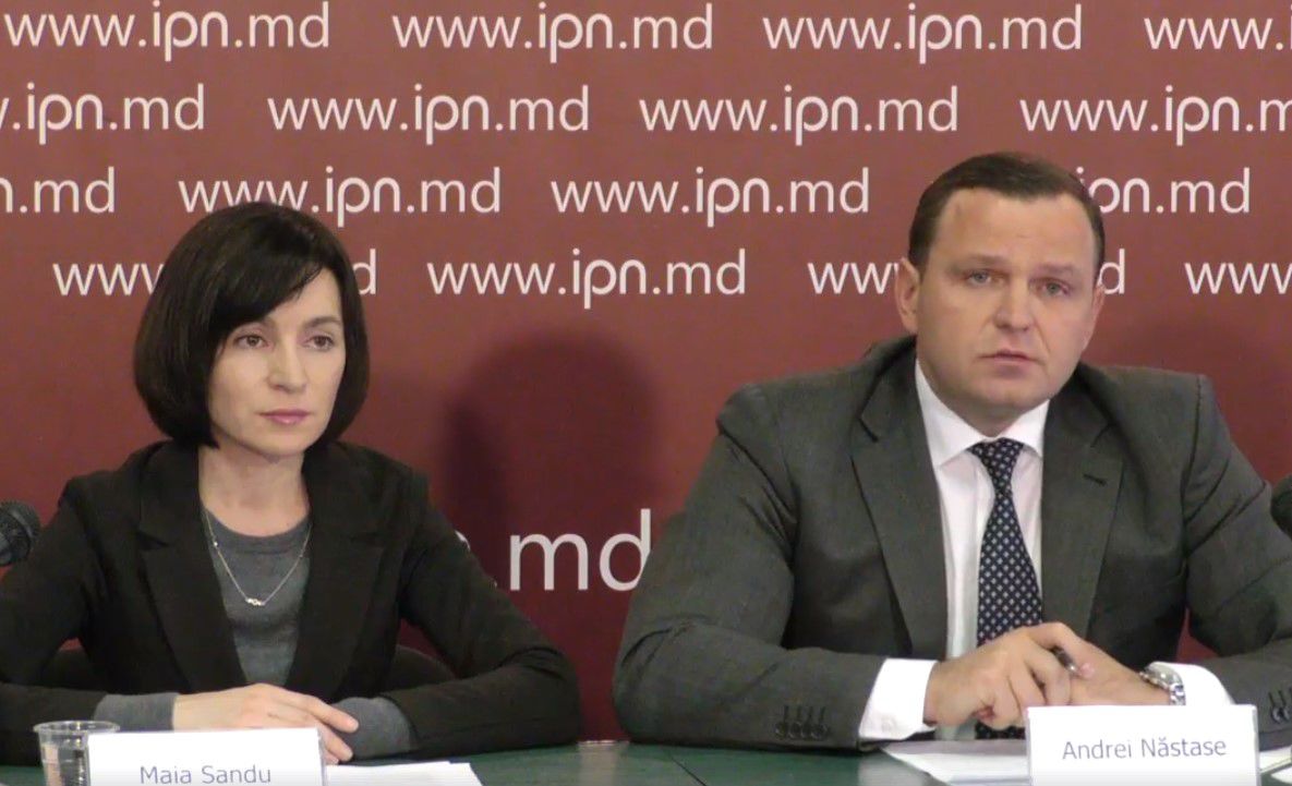 Oficial. Sandu și Năstase participă în bloc la alegerile din 2018. Foto: jurnal.md