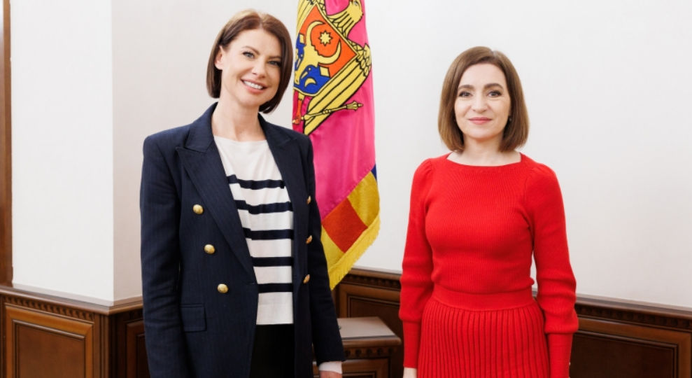 Санду пожелала успехов исполнительнице Наталье Барбу на Евровидении-2024.