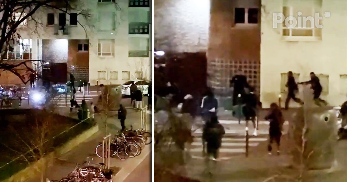 30 de persoane au atacat cinci ofițeri de poliție în Franța.