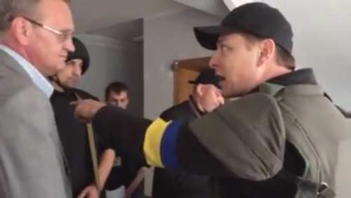 Самсонов отвечает Ляшко, что не согласен с его обвинениями и, если сочтет необходимым, напишет документ так, как считает нужным.