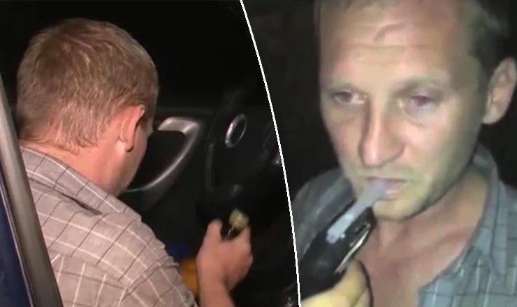 Полиция настоятельно просит водителей не садиться пьяными за руль.