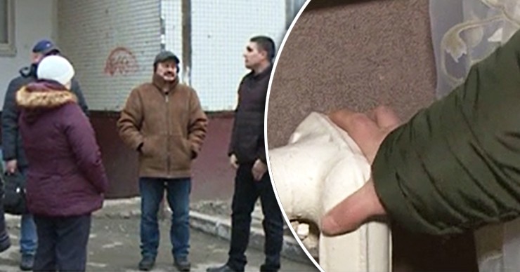 В доме на Чеканах восемь семей уже третий месяц живут без тепла. Коллаж: Point.md