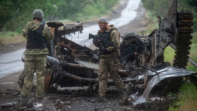 Боевые действия в городе продолжаются.