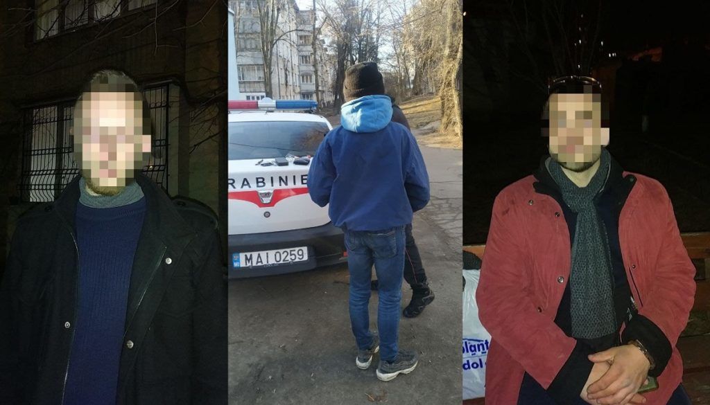 В Кишиневе задержали трех молодых людей: у них были запрещенные вещества.