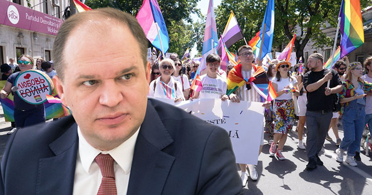 Чебан: На воскресный марш было потрачено 4 миллиона леев. Коллаж: Point.md