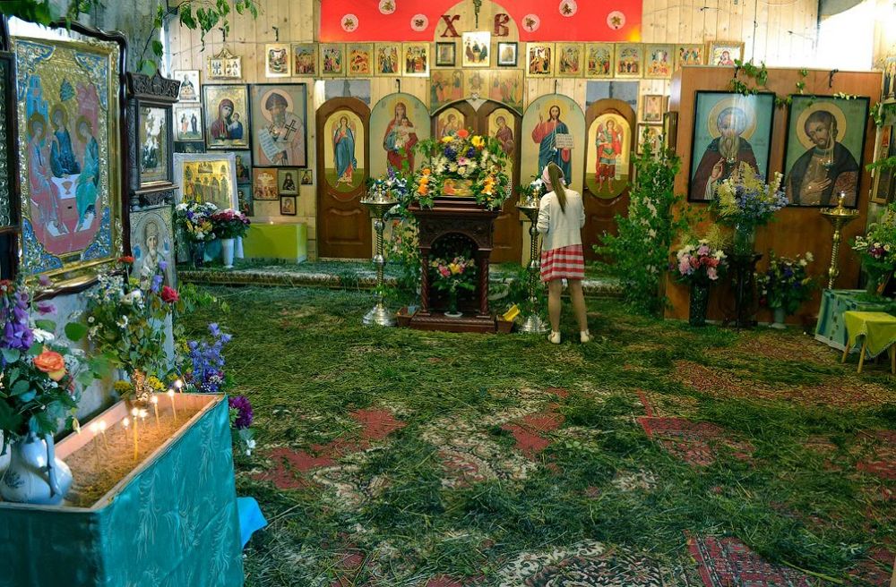 Свежая зелень символизирует обновление души.