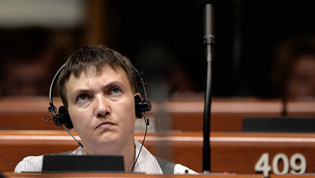 Депутат Верховной рады Надежда Савченко.